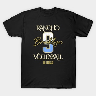 Brooklyn #9 Rancho VB (15 Gold) - Black T-Shirt